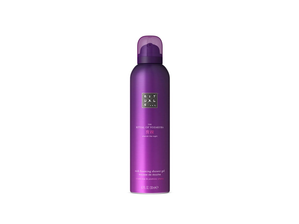The Ritual of Yozakura foaming shower gel