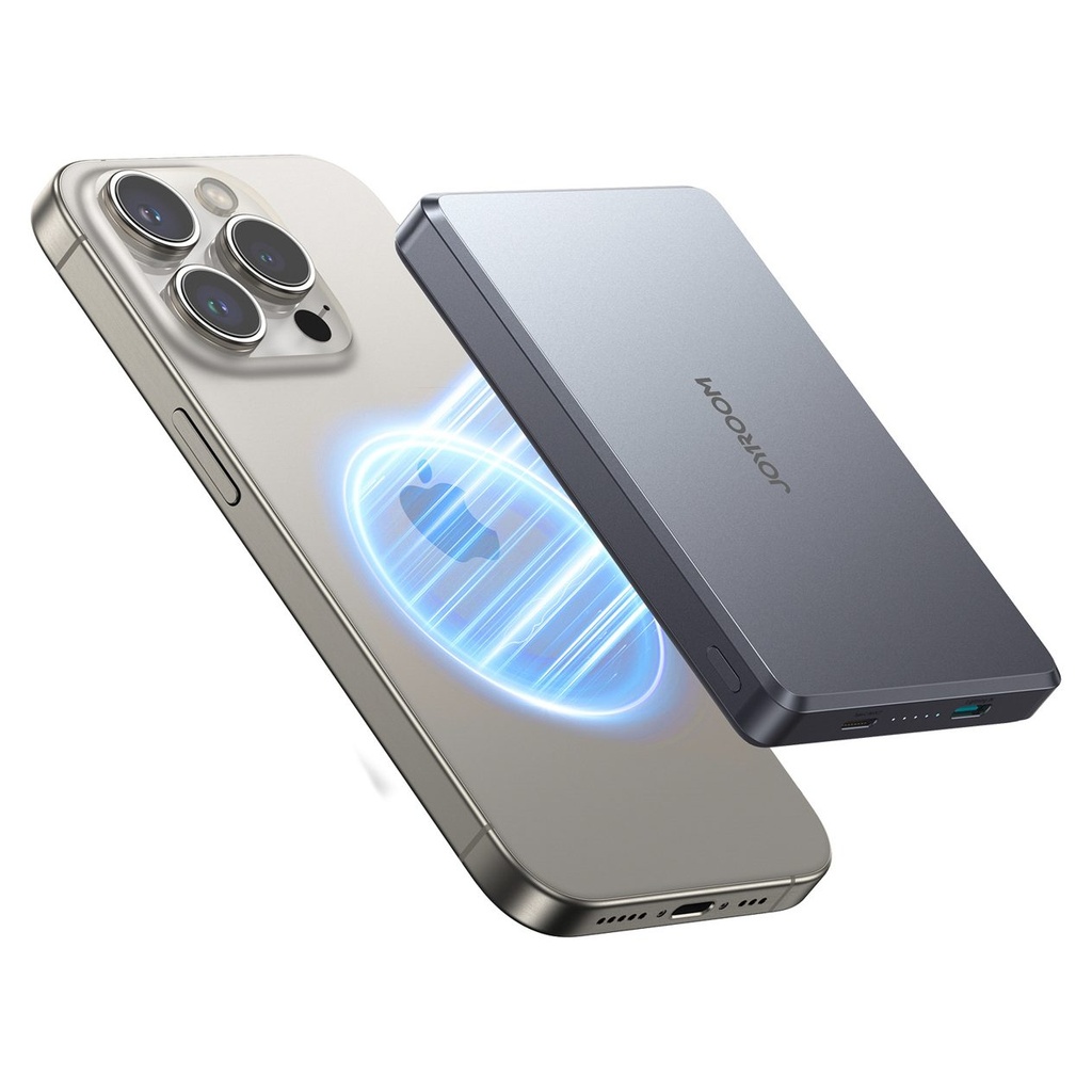 Joyroom JR-PBM08 Pro Powerbank 22.5W 10000mAh with Wireless Charging 2x USB-C - Gray