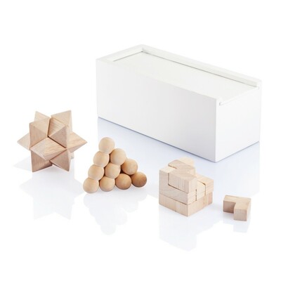 FSC® 3 pcs brain teaser set