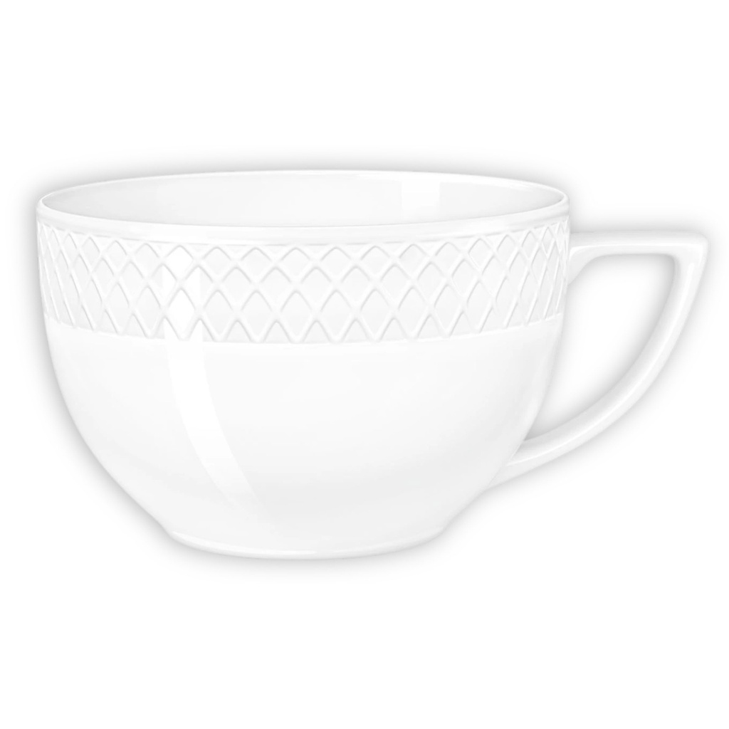 Jumbo mug 500 ml white porcelain