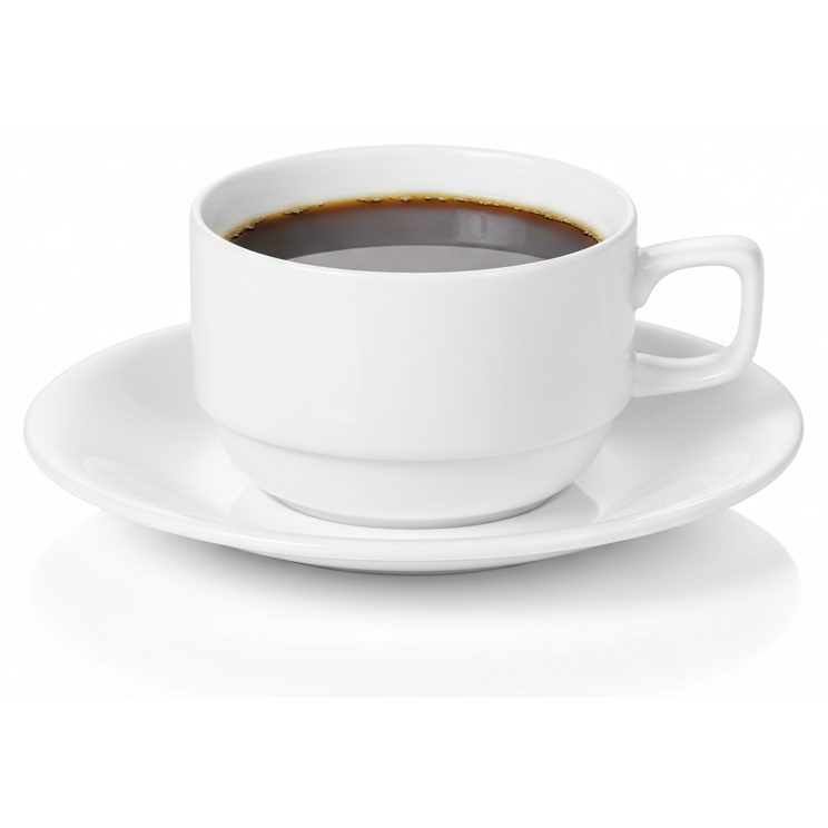 Classic cup 220 ml and saucer for tea WL-993008/AB