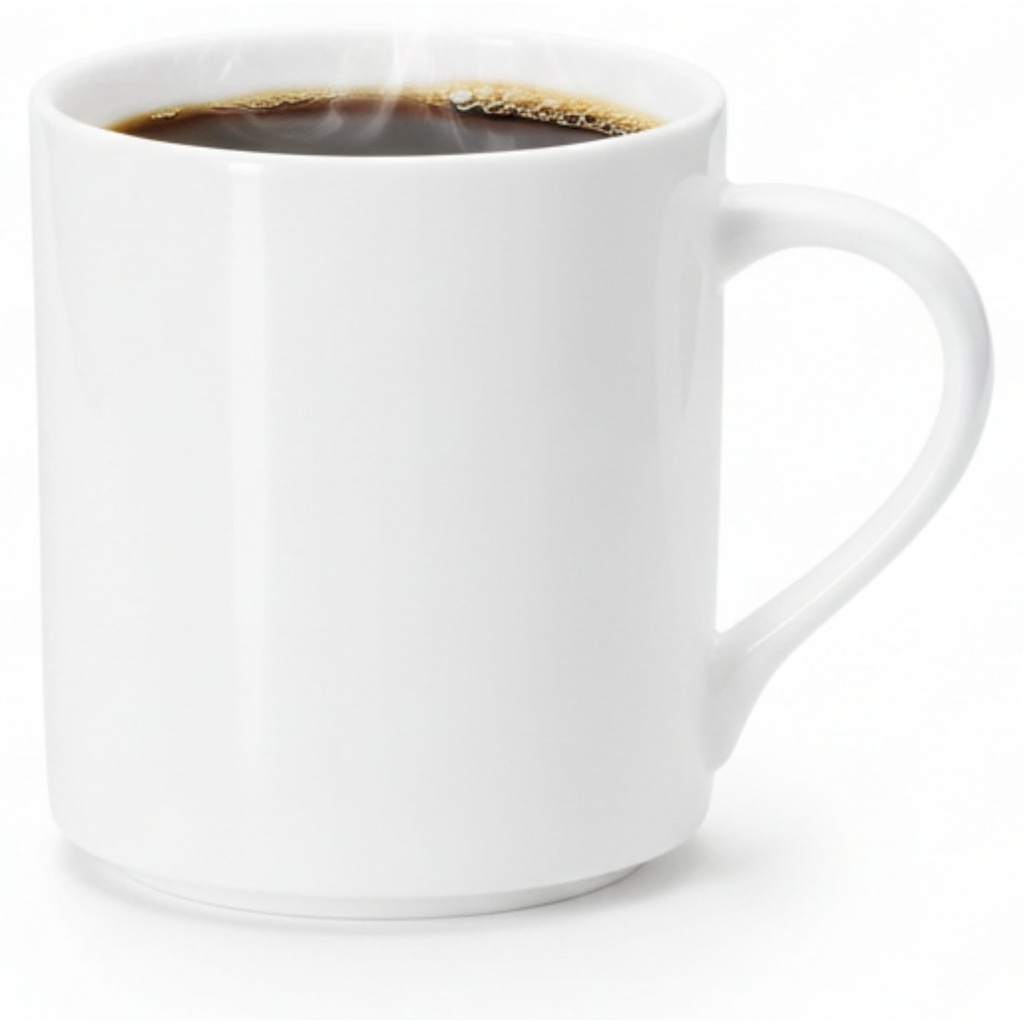 Mug 350 ml white porcelain