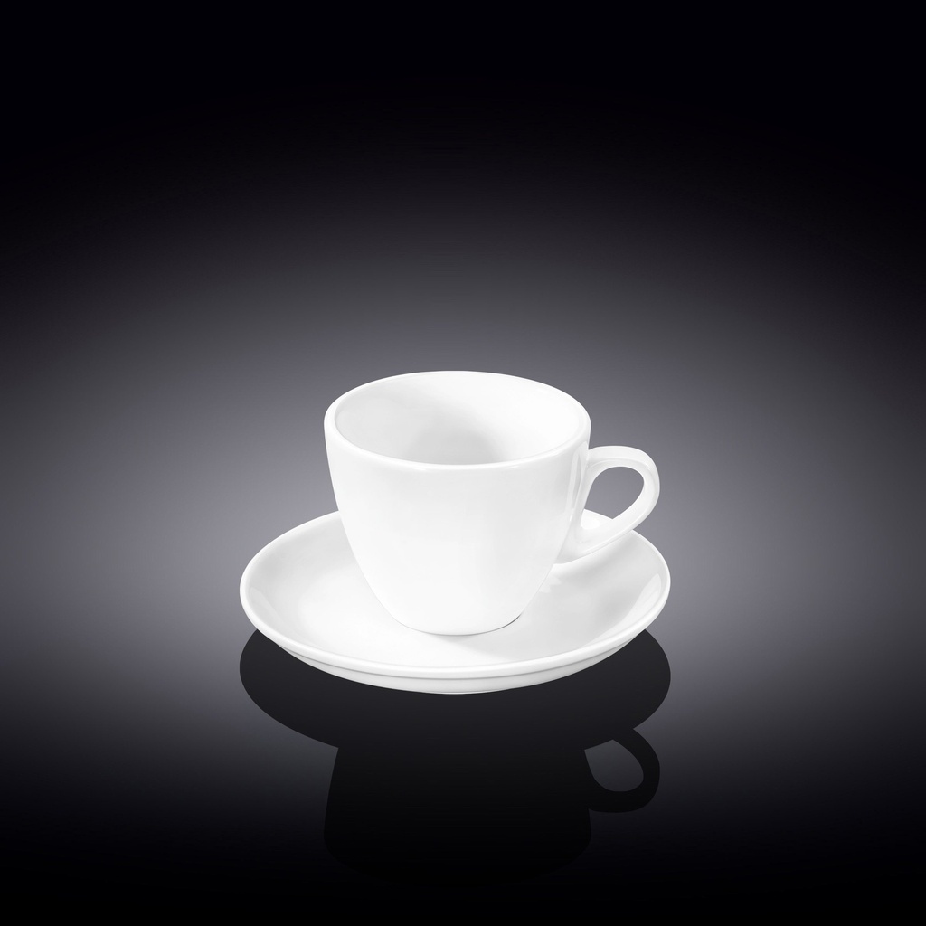 Coffee cup 75 ml and saucer WL-993173/AB
