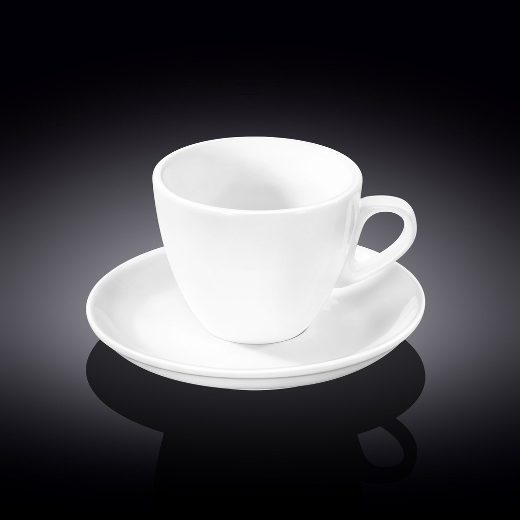Tea cup 340 ml and saucer WL-993176/AB