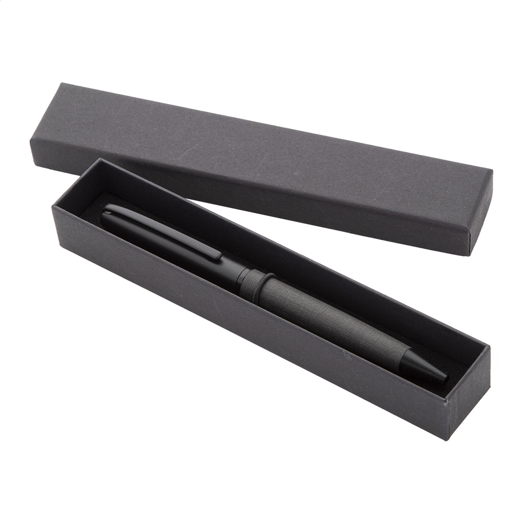 Nerra PU leather twist ballpoint pen in gift box
