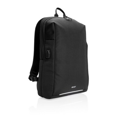 Swiss Peak AWARE™ RFID and USB laptop backpack