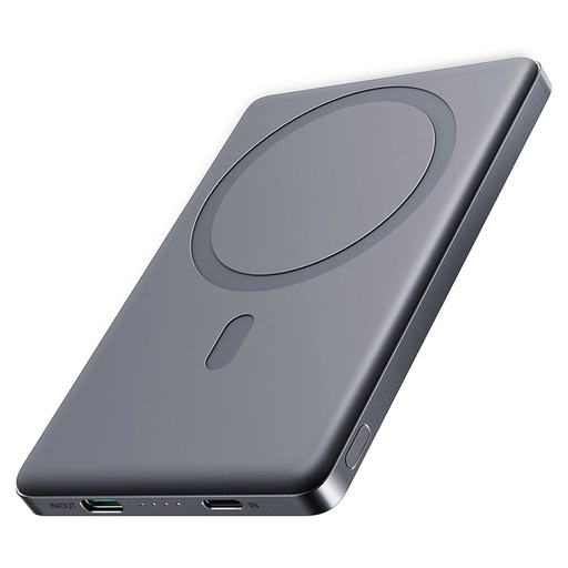 Powerbank Joyroom JR-PBM08 5000mAh 20W ultra-thin with inductive charging - gray