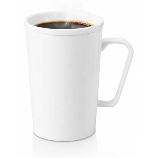 Mug 420 ml white porcelain