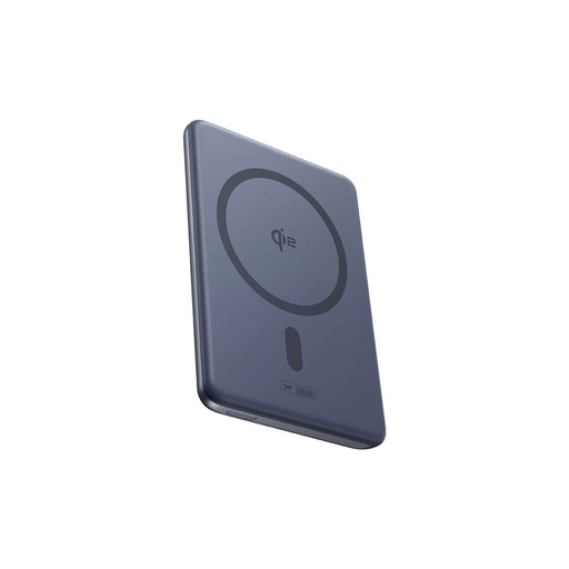 Baseus PicoGo AM31 Qi2 5000mAh 20W Ultra-Slim Magnetic Power Bank with Kickstand - Grey