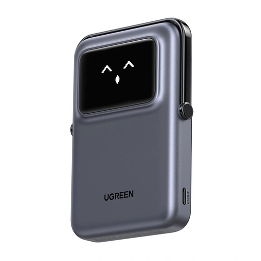 UGREEN Uno PB572 Magnetic Power Bank 10000mAh with Kickstand - Grey