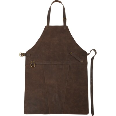 Leather kitchen apron